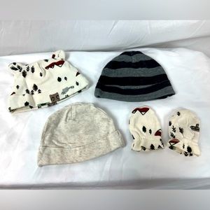 Infant Beanie Set Size Newborn